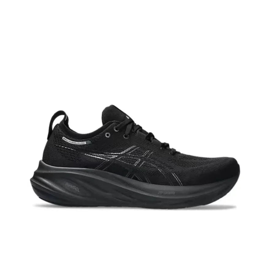 Zapatillas de running originales Asics Nimbus 26 para hombre, de caña baja, con amortiguación, para exteriores, antideslizantes y transpirables.