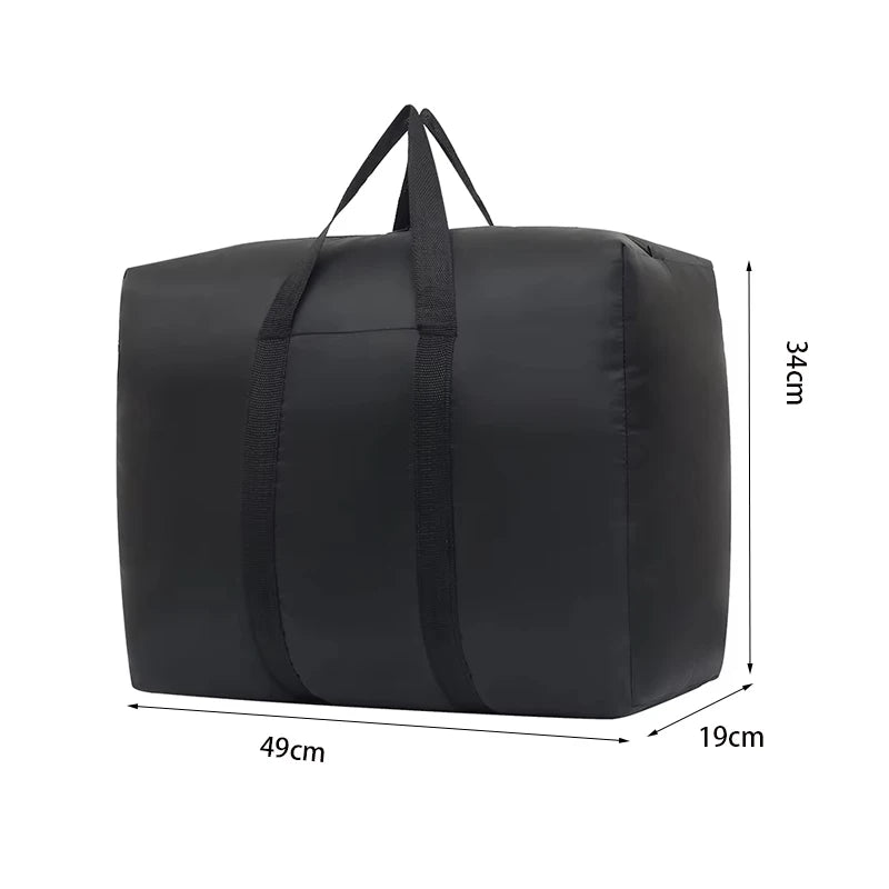 Super Large Capacity Travel Duffel Bag Foldable Luggage Travel Bag Waterproof Polyester Organizer Cloth Quilt Storage Bag