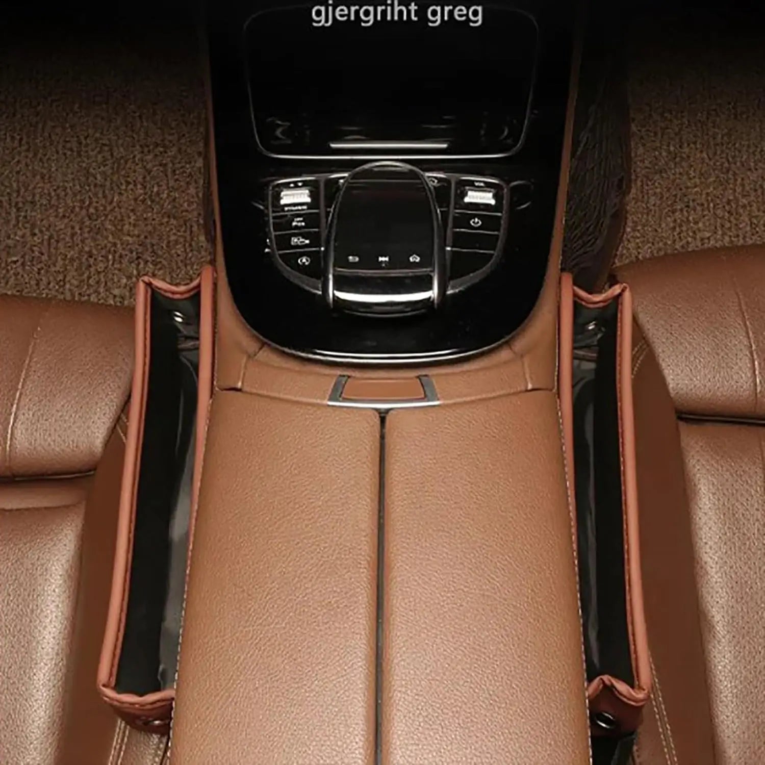 Leather Car Seat Gap Organizer Multifunctional Vehicle Storage Box Creative Interior Decoration Carriage Gap Placement Box