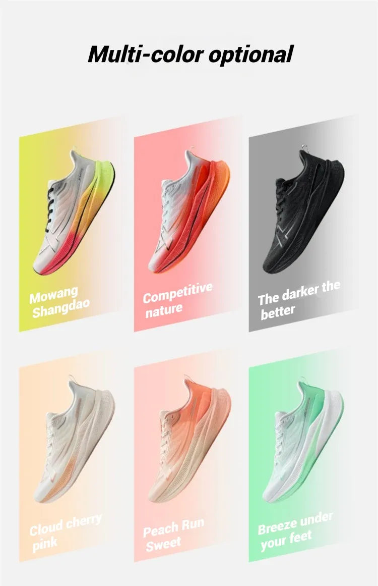 Xtep Women's Running Shoes 2000km 3.0 2025 Spring Lightweight Cushioned Wear-Resistant Training Jogging Sneakers 875118110034