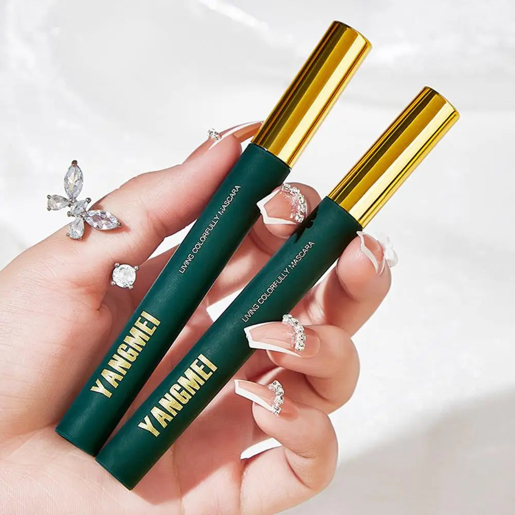 Ultra-Fine Curling Mascara Thick Lengthening Long-Lasting Waterproof Eyelash Mascara  Non-Smudge Eyelash Makeup For Natural Look
