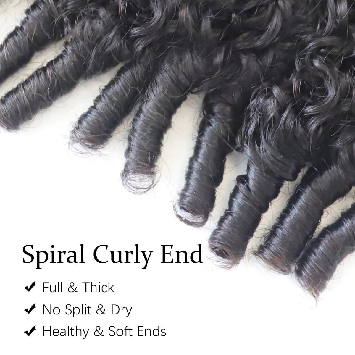 Kit mechas cabelo humanos crespo encaracolado 3C/4A - virgem premium