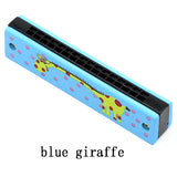 Children Wooden Harmonica Musical Instrument Toys Music Teaching Aids Puzzle Early Education Kindergarten Beginners TMZ