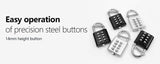 8-Digit Combination Outdoor Button Waterproof Fixed Random Code Padlock Zinc Alloy Luggage Travel Smart Lock With Key Anti-Theft