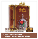 Dream Princess 3D Storybook Building Blocks Books Anime Film MOC Bricks Toys Cute Fairy TalesModel Children Girl Birthday Gifts