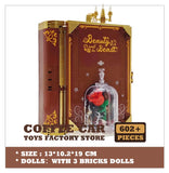 Dream Princess 3D Storybook Building Blocks Books Anime Film MOC Bricks Toys Cute Fairy Tales Model Children Girl Birthday Gifts