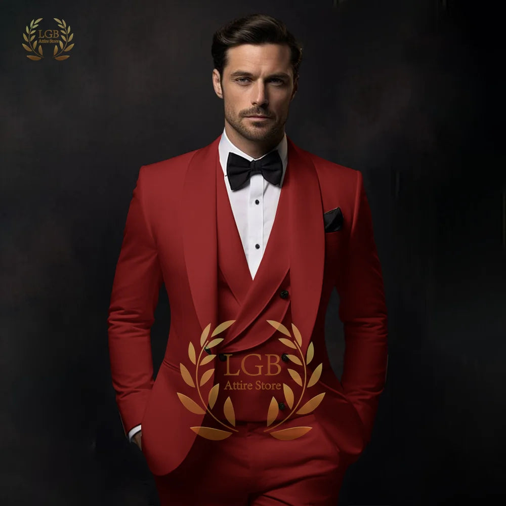 Traje blanco roto para hombre, para boda, cena, fiesta o cóctel, de 3 piezas (chaqueta, chaleco y pantalón), talla personalizada, color y vestido.