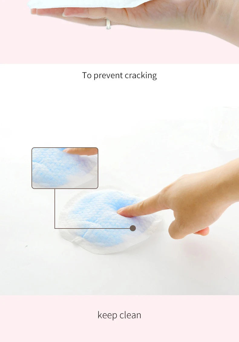 10 Pcs Disposable Nursing Pads Breathable Slim Super Absorbency Cotton Breast Pad Comfortable Anti-Leak Pads During Lactation