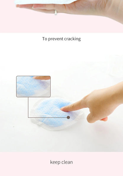 10 Pcs Disposable Nursing Pads Breathable Slim Super Absorbency Cotton Breast Pad Comfortable Anti-Leak Pads During Lactation