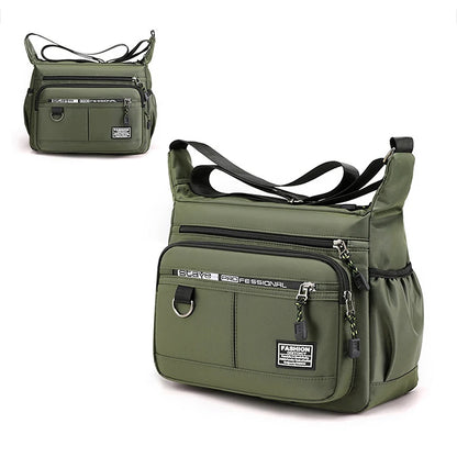 Men's Messenger Crossbody Shoulder Bags Men Small Sling Pack For Work Business Waterproof Oxford Packs Satchel Purse