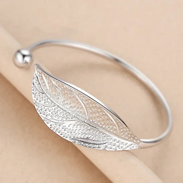925 Sterling Silver Peacock Opening Screen Bracelet For Women Luxury Designer Texture Open Bangles Original Party Jewelry Gift 