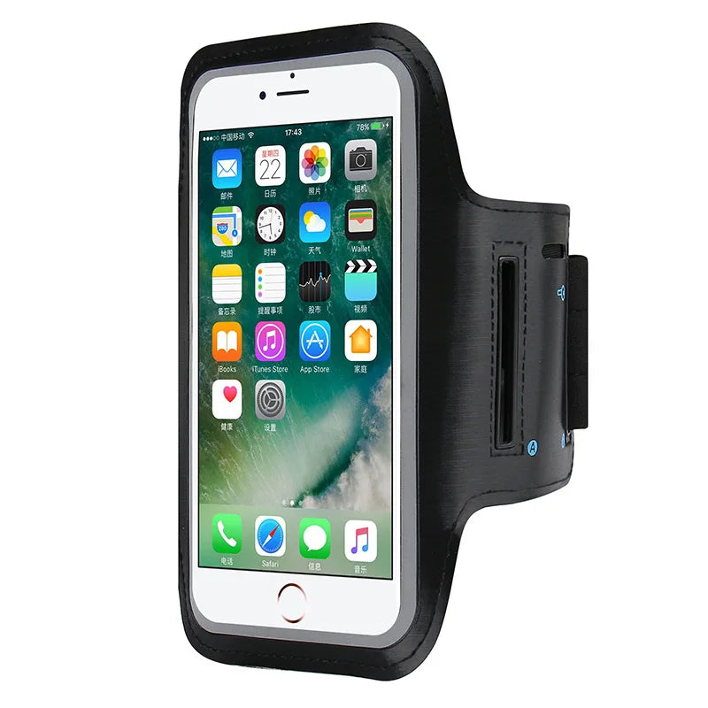 Mobile Phone Armband Outdoor Sports Smartphone Holder Gym Running Phone Bag Arm Band Cases Universal for 4-7inch Cell Smartphone