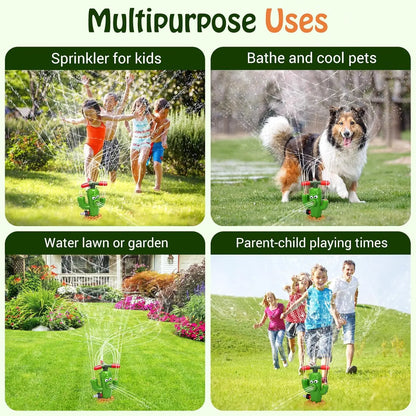 Hydrant Sprinkler Outdoor Water Spray Toy Backyard Garden Water Toys Summer Yard Cartoon Splash Sprinkler Baby Bath Toy for Kids