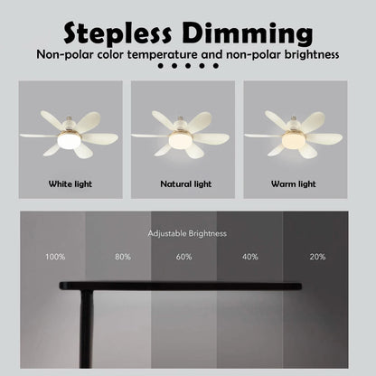 E26 E27 Base Home-use LED Ceiling Fan Light Wireless Remote Smart Fan Light 42cm 52cm Ceiling Fan for Room Office Study Kitchen