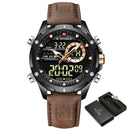 NAVIFORCE Digital Men Military Watch Waterproof Wristwatch LED Quartz Clock Sport Watch Male Big Watches Men Relogios Masculino