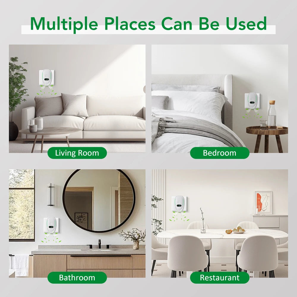 Air Purifier Plug In Negative Ion Ionizer Air Purifier for Household Quiet Operation Ionizer Mini Air Cleaner Toilet Deodorant