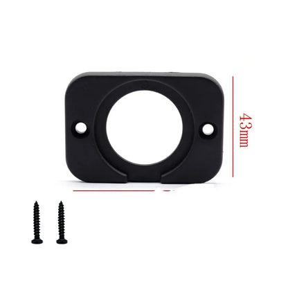 USB Car Charger Switch Voltmeter Panel For Marine Cigarette Lighter Voltmeter Power Outlet Socket Panel Mount Holder DIY 1Pc