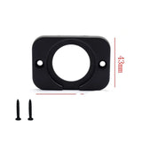 1Pc 2025 DIY Car USB Charger Switch Voltmeter Panel Marine Cigarette Lighter Voltmeter Power Outlet Socket Panel Mount Holder