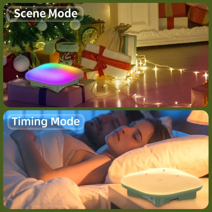 Linterna de camping recargable, luz inteligente, control Bluetooth mediante aplicación Tuya, sincronización de música, iluminación LED RGB para tienda de campaña, 13500 mAh, exterior, 80 W
