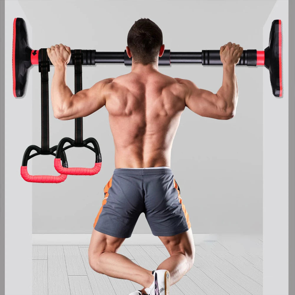 Barra horizontal para puerta, barra de dominadas, barras de entrenamiento ajustables, barra de dominadas antideslizante, equipo de gimnasio para entrenamiento deportivo en casa