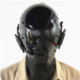 Capacete Cyberpunk com LED – Máscara para Festas, Halloween, Natal e Cosplay – Presente para Adultos