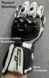 Genuine Leather Motorcycle Gloves Men's Windproof Outdoor Riding Motocross Gloves Touch screen Motociclismo Protective Equipment