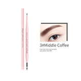 1Pc Ultra Fine Double-Ended Eyebrow Pencil Waterproof Sweat-proof Long Lasting Professional Eye Makeup for Women Wholesale 1.5mm