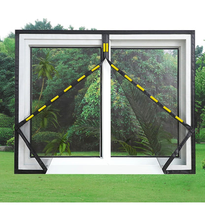Black，Mosquito net magnetic screen air curtain invisible customized size，Magnetic stripe opens from the middle，motorhomes， car