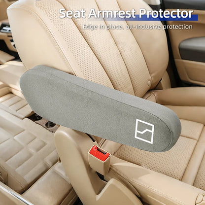 Car Seat Armrest Protector Cover Fabric Elbow Support Case Accessories For Zeekr X 001 009 2022 2023 2024 EV 2021-2023 Krypton