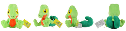 Peluche de Pokémon de alta calidad con etiqueta, dibujo animado de Pikachu, Charmander, Squirtle, Bulbasaur, muñeco de peluche, regalo para niños.
