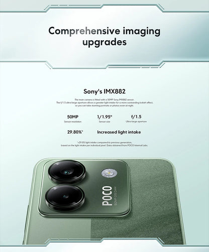 Global Version POCO M7 Pro 50MP Camera MTK Dimensity 7025-Ultra 120Hz FHD+ Eye-care AMOLED Display NFC 5110mAh Battery