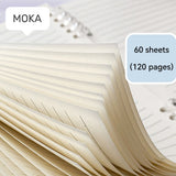 A5/B5 Binder Loose-Leaf Notebook 60 Sheets Lined Book for Students Writing Kawaii Simple Stationery School Supplies
