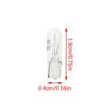 20Pcs Halogen T5 W2W Bulb 12V Car Instrument Lights Dashboard Bulb Auto Interior Warnning Light
