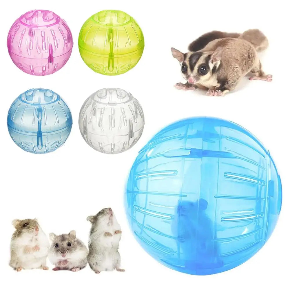 Transparent Acrylic Hamster Exercise Wheel Escape Proof Small Safe Portable Lightweight Multi Activity Pet Cage Design P5F9