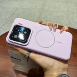 Colorful Liquid Silicone For Magsafe Wireless Charger Magnetic Case for Xiaomi 15 14 Pro 15 Pro Shockproof Soft Cover
