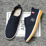 Tênis com cordões vulcanizado masculino, tênis de lona, calçados esportivos leves, malha respirável, na moda, tamanho 39-47, novo, 2024