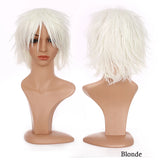 BENIHAIR Synthetic Wig Cosplay Wig White Red Green Blue Pink Yellow Hair Short Layered Wig Fake Hair Extension Men Women Party Wig