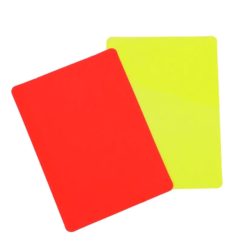 Silbato de árbitro de fútbol, ​​herramientas para tarjetas rojas y amarillas, balón de fútbol profesional, kit de árbitro de partido, equipo de supervivencia al aire libre