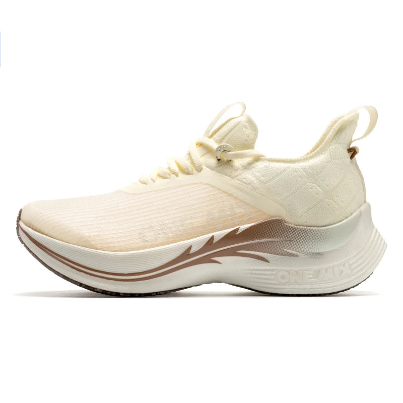 ONEMIX Carbon Fiber Plate Running Shoes Traction Shock Absorption Sneakers Professional Marathon PB Racing Sports Trainers Shoes