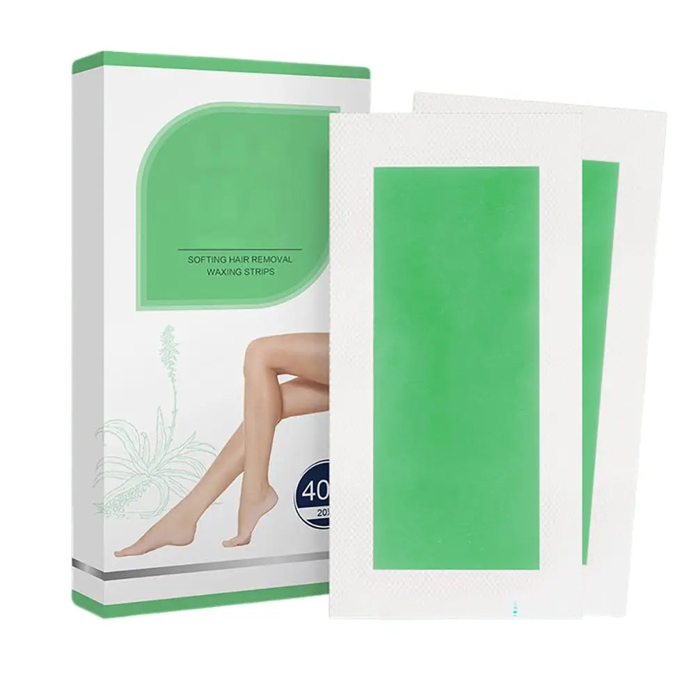 Professional Hair Removal Wax Strips for Summer Depilation Double Sided Cold Wax Paper for Leg Body Face Useful