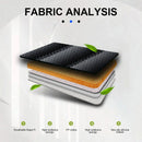 SEAMETAL Full-Wrapped Car Seat Cover Breathable Hole PU Car Front Seat Cushion Universal Anti Slip Auto Chair Protector Cover