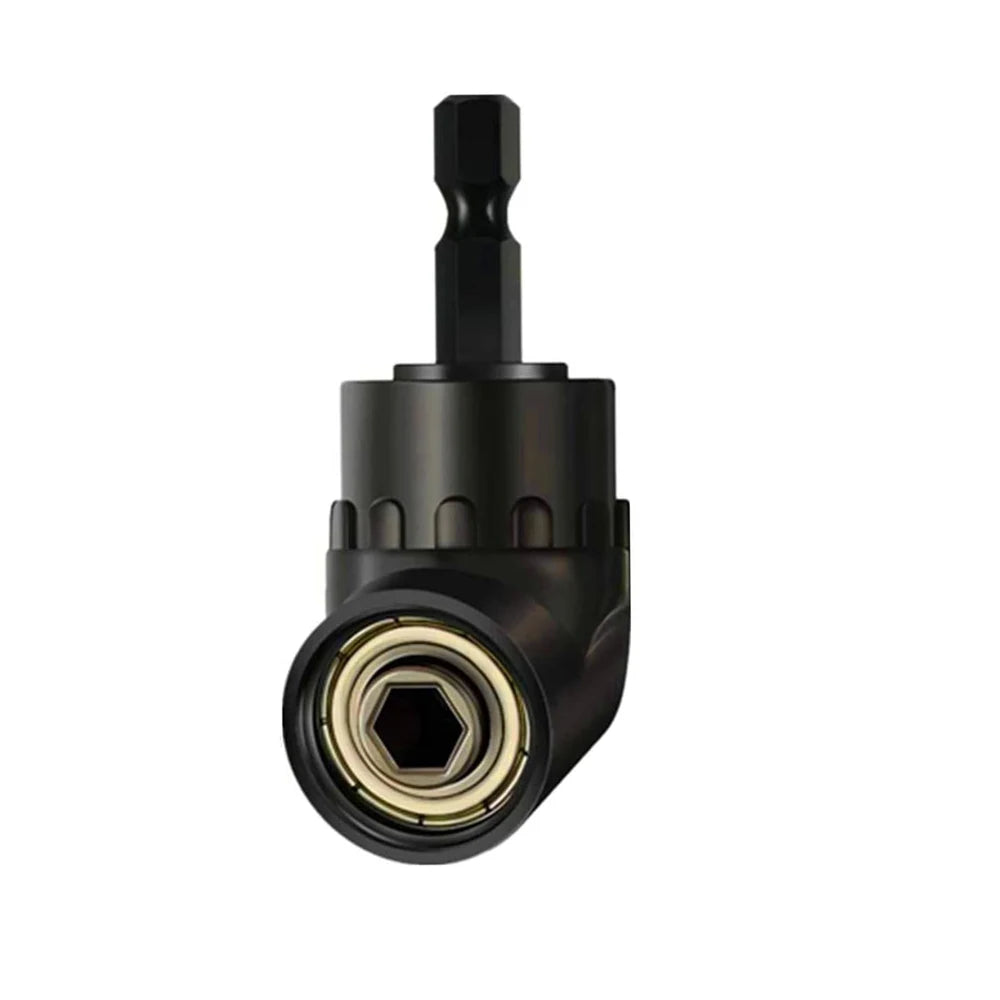 Impact Grade 105 Degree Right Angle Drill Extension for Screwdriver Bit Power Hand Tool Part Nut Attachment