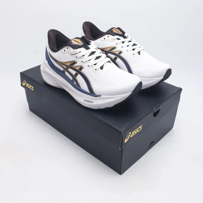 Zapatillas de running Asics Gel Kayano 30 para mujer, color negro, caña baja, antideslizantes, transpirables y ligeras.