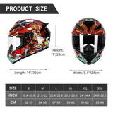 Full Face Helmet Motocross Helmet Breathable Helmet Wear-Resistant Helmet For Motorcycle Anti-Fall Motorcycle Helmets Supplies