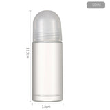 30/50ml Thick Glass Roller Bottle Empty Essential Oil Roll On Bottles Leak Proof Massage Roller Ball Refillable Bottle Container