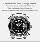 ADDIESDIVE Quartz Watch for Men 316L Stainless Steel Super Luminous Ceramic Bezel 200m Waterproof Classic Diving Men‘s Watch