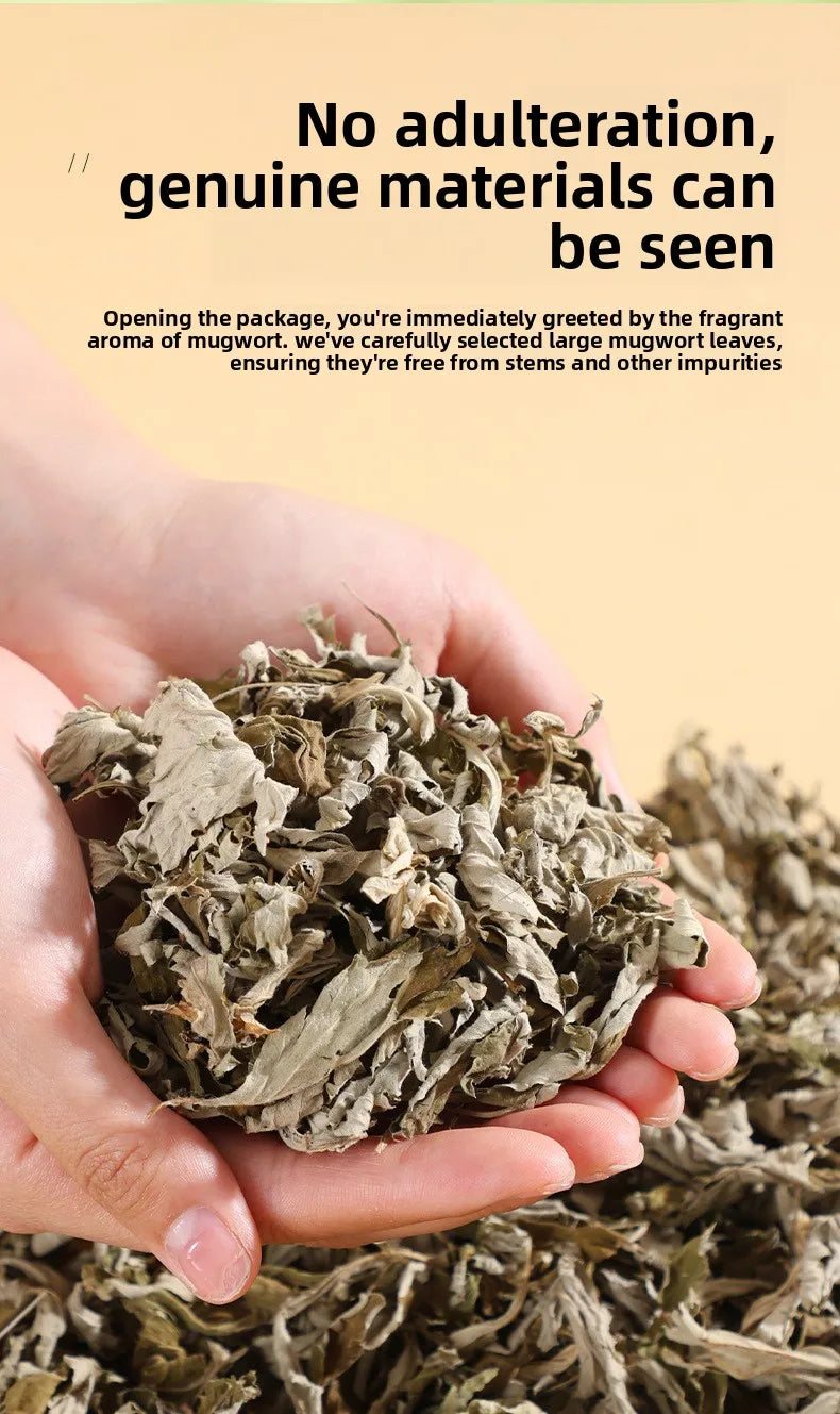 500g Aged Mugwort Bath Bags for Foot Soak Body Relaxation Herbal Therapy Used for Bathing and Foot Soaking