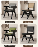 Rattan Nordic Relaxing Design Chair Accent Solid Wood Dining Modern Computer Office Aesthetic Relax Armrest Garden Furniture