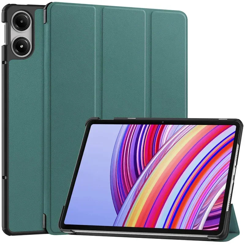 For Xiaomi Redmi Pad Pro 2024 Tri-Folding Flip Stand Case Funda for Red Mi Pad Pro 12.1 Tablet with Auto Sleep Cover