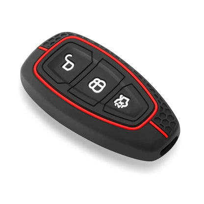 Silicone Car Key Case For Ford Puma Grand C Max Focus Mondeo Kuga Fiesta Ecosport Transit Kuga Silicone Remote Key Case
